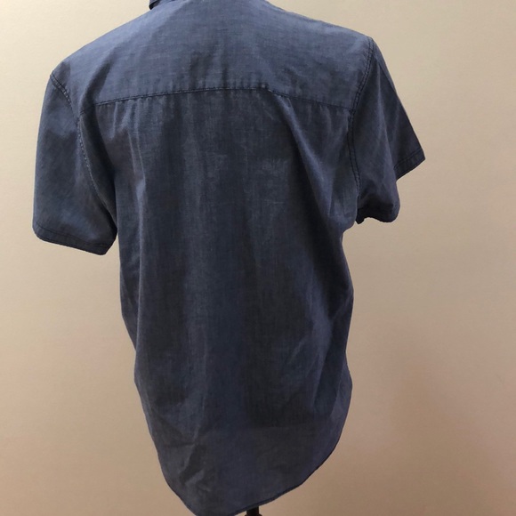 Michael Brandon mens blue button up - Picture 2 of 4